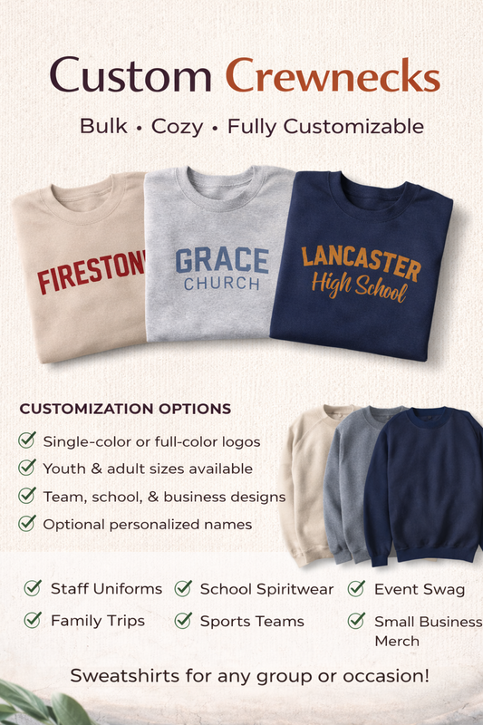 Custom Crewneck Sweatshirt